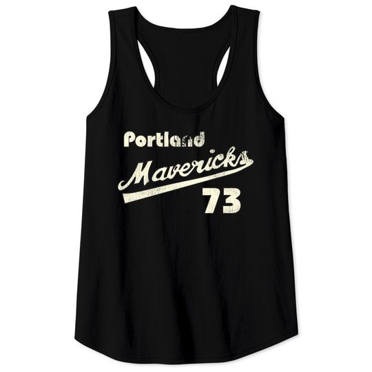 Portland Mavericks Retro Defunct Baseball Jersey - Baseball - Tank Tops