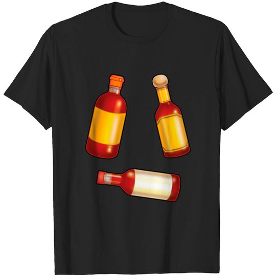 Discover Classic Hot sauce bottle - Hot Sauce Bottle - T-Shirt
