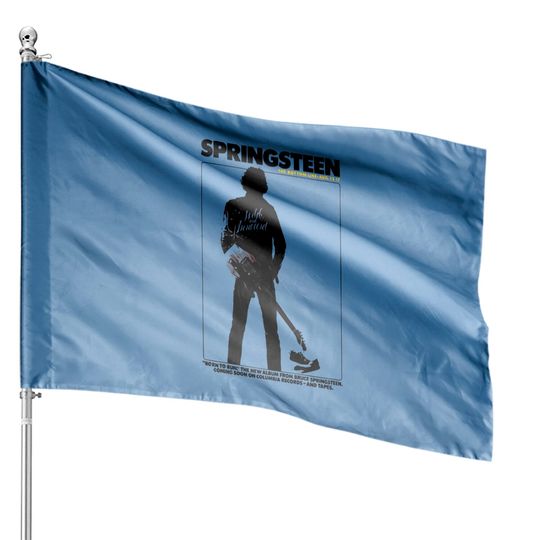 1975 Springsteen Concert - Singer - House Flags