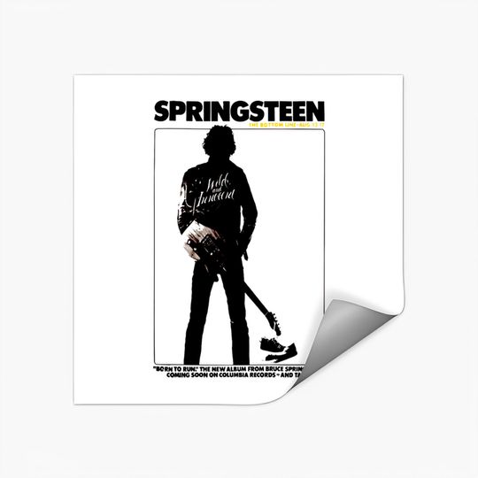 1975 Springsteen Concert - Singer - Stickers