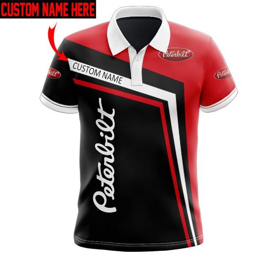 Peterbilt Truck Machinery Man's Polo Shirt