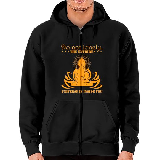 Meditate Buddha Shirt Zip Hoodies