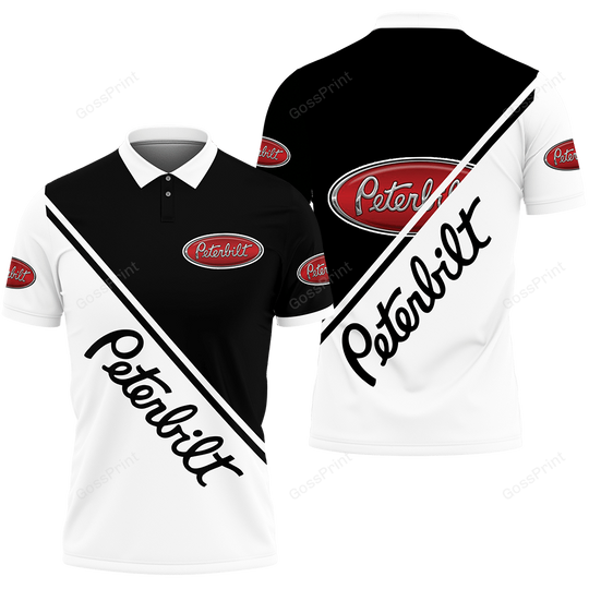 Peterbilt Truck Machinery Man's Polo Shirt