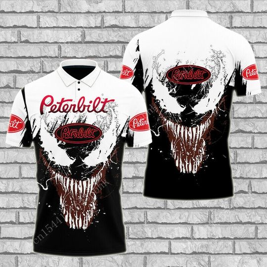 Peterbilt Truck Machinery Man's Polo Shirt