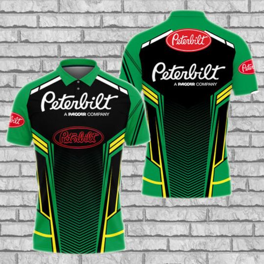 Peterbilt Truck Machinery Man's Polo Shirt