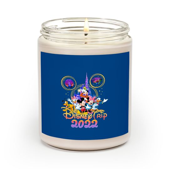 Disney Trip 2022 Scented Candles, Disney Family Vacation Scented Candles