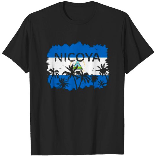 Discover Nicoya, Nicaragua Flag, Nicaragua Short-Sleeve, T-shirt