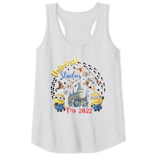Universal Studios 2022 Trip Tank Tops, Universal Studios Family Vacation 2022 Tank Tops