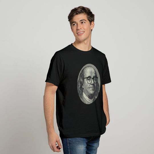 Hipster Ben Franklin T-shirt