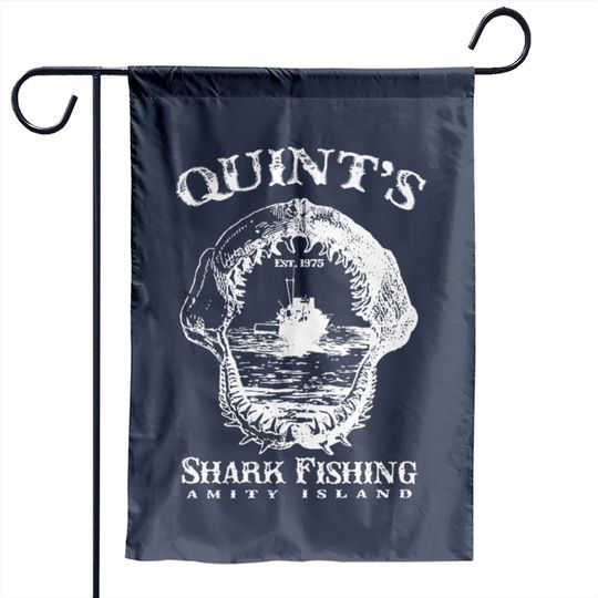 QUINT S SHARK FISHING Jaws Amity Island est FISHIN Garden Flags