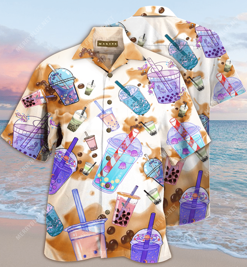 Amazing Bubble Tea Aloha Hawaiian Shirt