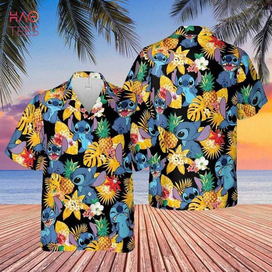 Stitch Pineapple Aloha Summer Hawaiian Shirt