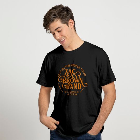 Zac Brown Band Out In The Middle Tour T-shirt