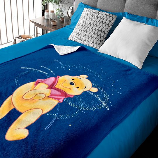 Vintage 1990s Disney's Winnie The Pooh Graphic Baby Blankets