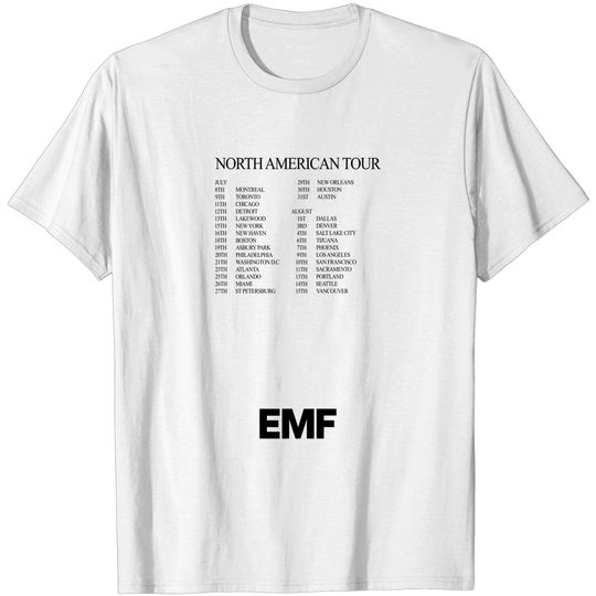 Discover vintage 1991 EMF North American Tour Shirt