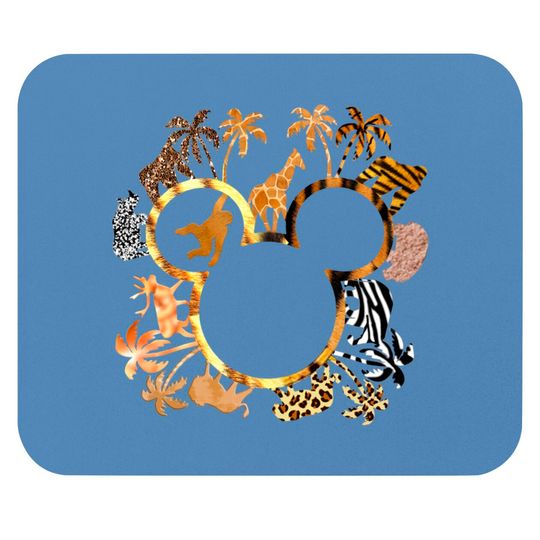 Disney Animal Kingdom Mouse Pads, Leopard Disney Mouse Pads, Disney Safari Mouse Pads, Disneyworld Family Mouse Pads