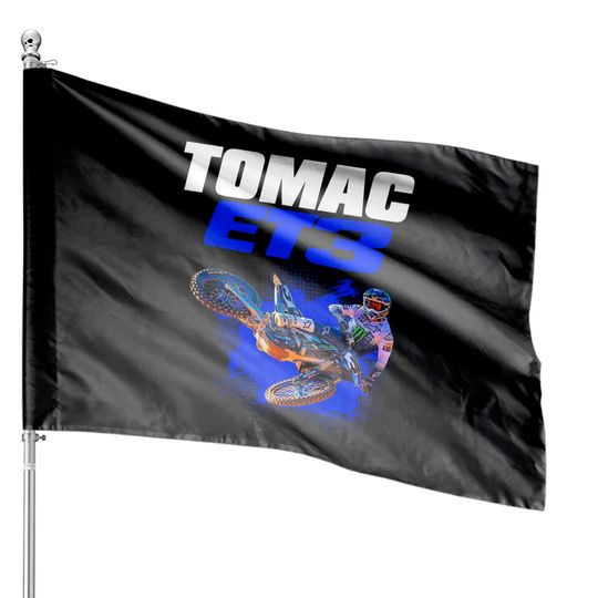 Eli ET3 Tomac 3 2022 Eli Tomac House Flags, Motorcycle Racer House Flags