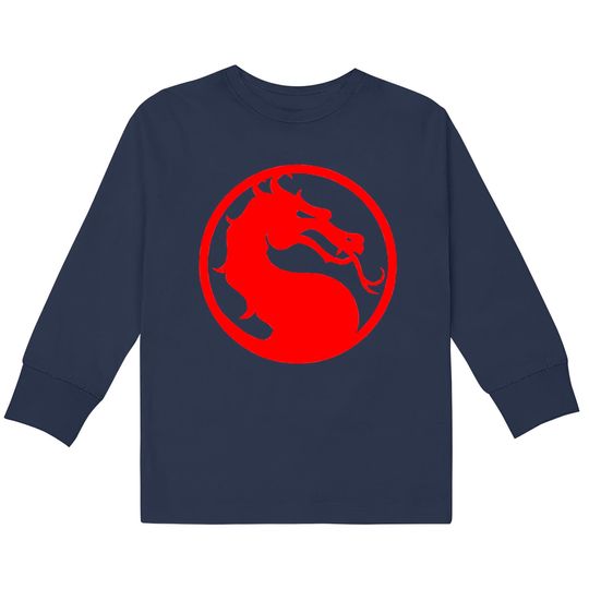 Mortal Kombat - Red Dragon - Mortal Kombat -  Kids Long Sleeve T-Shirts