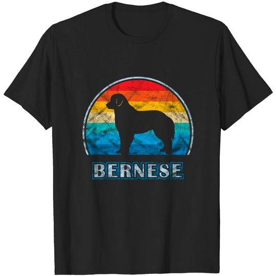 Bernese Mountain Dog Vintage Design - Bernese Mountain Dog Mom - T-Shirt