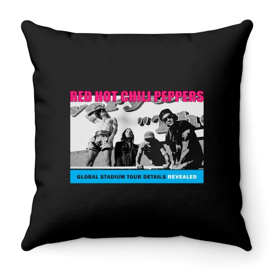 Red Hot Chili Peppers Rock Band Tour 2022 Throw Pillows