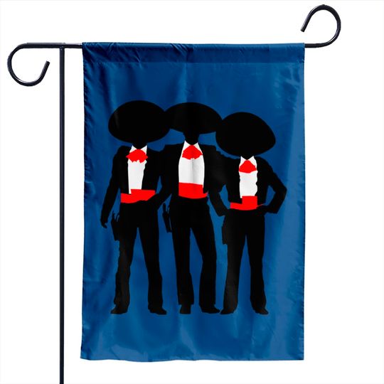 Three Amigos Minimalized - Three Amigos - Garden Flags