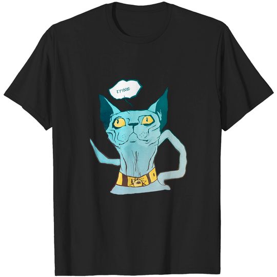 Lying Cat from Saga - Lying...heh - Saga - T-Shirt