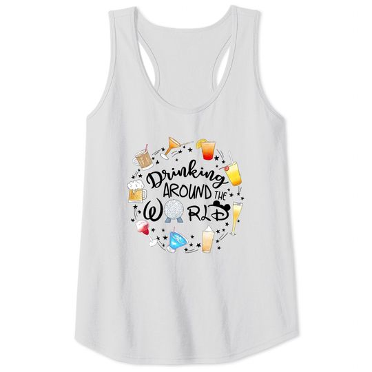 Drinking Around the World Tank Tops, Epcot Tank Tops, Epcot Drinking Tank Tops
