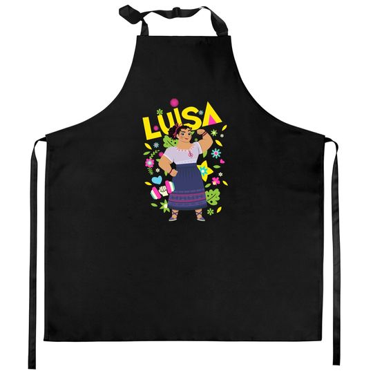 Disney Encanto Luisa Poster Kitchen Aprons