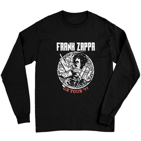 Frank Zappa Vintage '77 Tour Long Sleeves, Frank Zappa Shirt