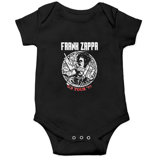 Frank Zappa Vintage '77 Tour Onesies, Frank Zappa Onesies