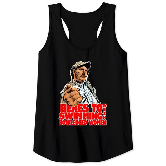 jaws quint - Jaws Movie - Tank Tops