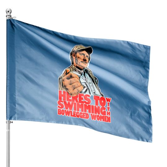 jaws quint - Jaws Movie - House Flags