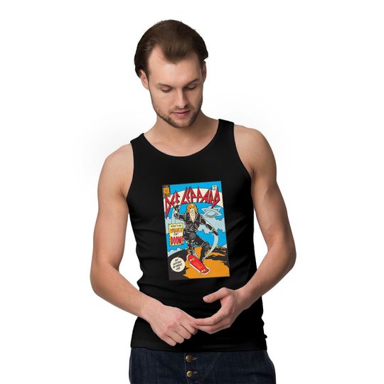 Comic Book Cover Def Leppard Tank Tops Def Leppard Tour