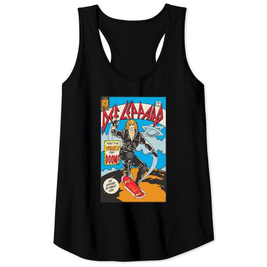 Comic Book Cover Def Leppard Tank Tops Def Leppard Tour