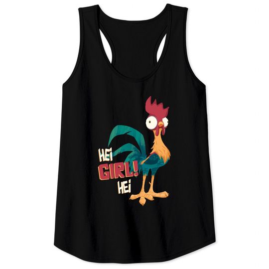 Discover Disney Moana Hei Hei Chicken Hei Girl Hei Tank Tops Unisex Adult Tank Tops