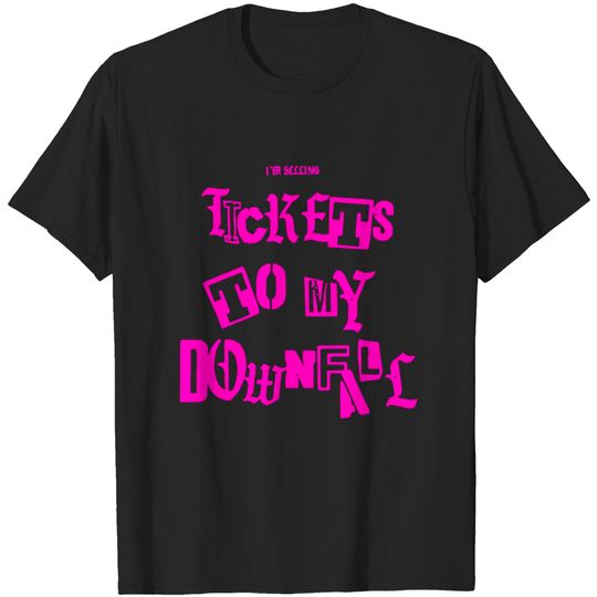 Discover Vintage Merch Tickets to My Downfall T-shirt