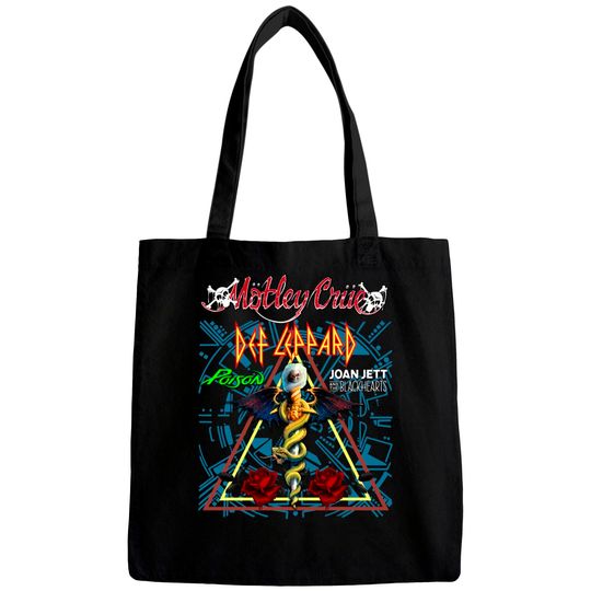 The Stadium Tour Motley Crue Def Leppard Poison Joan Jett Bags