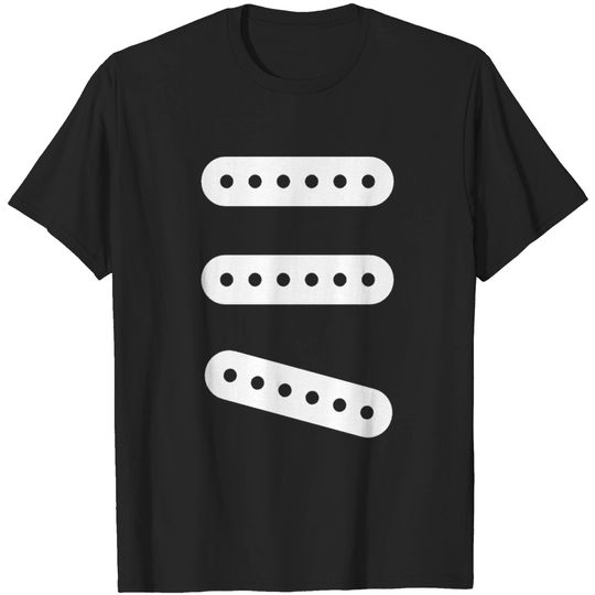 Discover Guitar pickups - Single Coil PUP - White - Guitar - T-Shirt