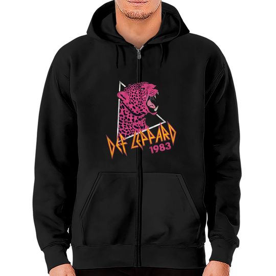 Def Leppard Stadium Tour 2022 Zip Hoodies