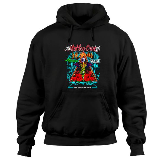 Def Leppard Hoodies, Def Leppard Poison Joan Jett & The Blackhearts Hoodies, The Stadium Tour Hoodies