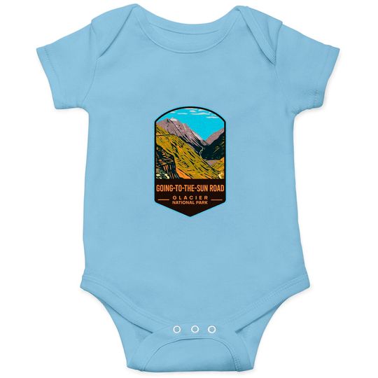 Going To The Sun Road Glacier National Park Onesies