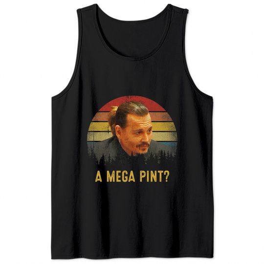 A Mega Pint Johnny Depp Classic Tank Tops