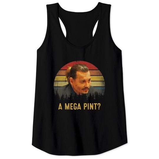 A Mega Pint Johnny Depp Classic Tank Tops