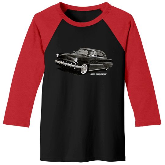 1953 Mercury classic 50's Baseball Tees