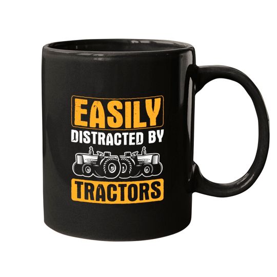 Tractor Farm Farmer Mugs