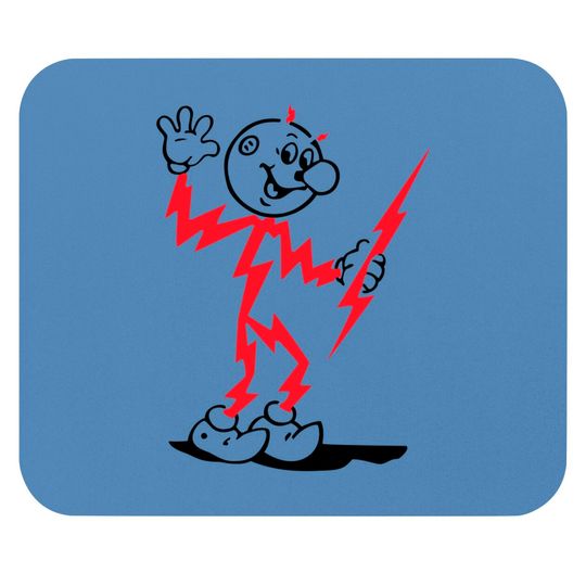 Reddy Kilowatt Electrical Mascot Retro Mouse Pads