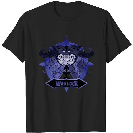 Warlock Class - Crest - World Of Warcraft - T-Shirt