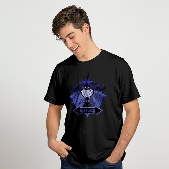 Warlock Class - Crest - World Of Warcraft - T-Shirt