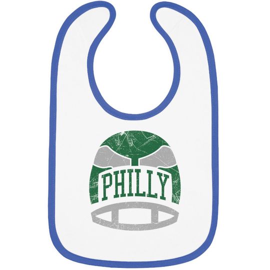 Philly Retro Helmet - White - Eagles - Bibs