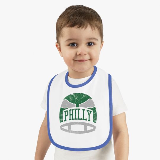 Philly Retro Helmet - White - Eagles - Bibs